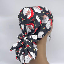 Load image into Gallery viewer, Satin Lined Scrub Cap - Adjustable Ponytail Medical Hair Cover