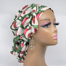 Load image into Gallery viewer, Ponytail Scrub Cap – Satin Lined Adjustable Hair Cover for Long Hair Protection