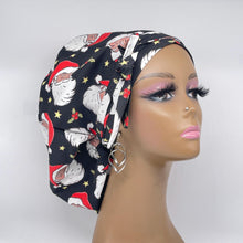Load image into Gallery viewer, Satin Lined Scrub Cap - Adjustable Ponytail Medical Hair Cover