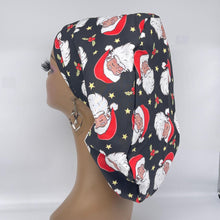Load image into Gallery viewer, Satin Lined Scrub Cap - Adjustable Ponytail Medical Hair Cover
