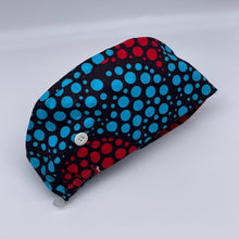 Load image into Gallery viewer, Unisex Europe No Satin SMALL surgical SCRUB HAT Cap with sweat red blue black nursing caps, Ankara African cotton print hat