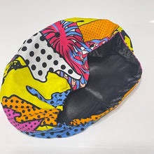 Load image into Gallery viewer, Niceroy SCRUB HAT CAP, pink yellow Multicolor Abstract Fabric Euro style nursing caps, healthcare hats protective hair covers, nurse gift