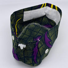 Load image into Gallery viewer, Unisex Europe No Satin SMALL surgical SCRUB HAT Cap with sweat band green purple yellow nursing caps, Ankara African cotton print hat