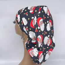 Load image into Gallery viewer, Satin Lined Scrub Cap - Adjustable Ponytail Medical Hair Cover