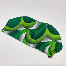 Load image into Gallery viewer, Niceroy Surgical SCRUB CAP Green Europe style nursing caps African print fabric and satin lining option.