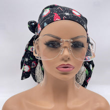 Load image into Gallery viewer, Jumbo Ponytail Scrub Cap – Satin Lined Nursing Hat | Adjustable Hair Protection
