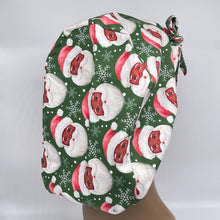 Load image into Gallery viewer, Ponytail Scrub Cap – Satin Lined Adjustable Hair Cover for Long Hair Protection