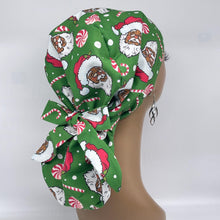 Load image into Gallery viewer, Satin Lined Scrub Cap – Adjustable Ponytail Medical Hair Protection Hat