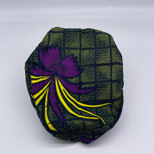 Load image into Gallery viewer, Unisex Europe No Satin SMALL surgical SCRUB HAT Cap with sweat band green purple yellow nursing caps, Ankara African cotton print hat