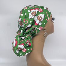 Load image into Gallery viewer, Satin Lined Scrub Cap – Adjustable Ponytail Medical Hair Protection Hat