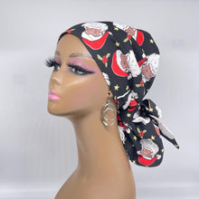 Load image into Gallery viewer, Satin Lined Scrub Cap - Adjustable Ponytail Medical Hair Cover
