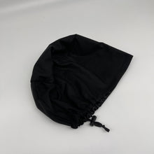Load image into Gallery viewer, Niceroy Satin Lined Satin Lined BLACK EUROPE STYLE surgical scrub hat nursing caps cotton fabric hat with