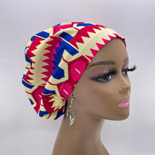 Load image into Gallery viewer, Niceroy surgical SCRUB HAT CAP, Pink Blue Europe Euro style nursing caps, healthcare hats protective hair covers, nurse gift.