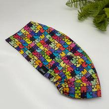 Load image into Gallery viewer, Niceroy Satin LinedAutism awareness surgical OR SCRUB CAP, Europe style Summer nursing caps  and .