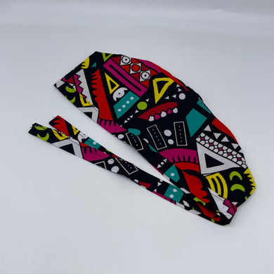 Multicolored unisex pixie Men surgical SCRUB HAT CAP, nursing caps, tie back cap, satin lining option African print men scrub cap