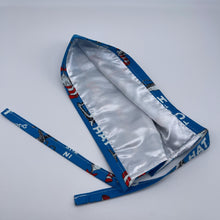 Load image into Gallery viewer, Dr. Seuss &quot;Cat in the Hat&quot; Scrub Hat: Tie Back Surgical Cap