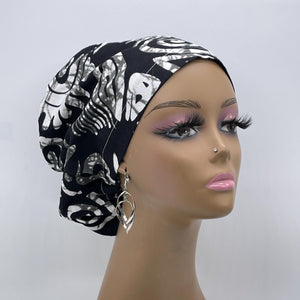 Niceroy Satin Lined Surgical SCRUB CAP white gray black Ankara Europe style nursing caps cotton African print fabric and .