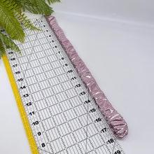 Load image into Gallery viewer, Scrunchie Lanyard Keychain – Handmade Metallic &amp; Iridescent Fabric Set