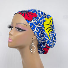 Load image into Gallery viewer, Surgical Scrub Cap - Adjustable African Print Cotton Nursing Hat