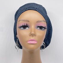 Load image into Gallery viewer, Ankara Surgical Scrub Cap - Adjustable African Print Cotton Nurse Hat With Satin Lining