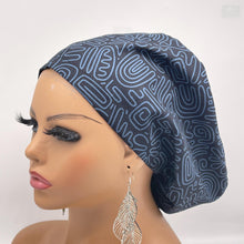 Load image into Gallery viewer, Ankara Surgical Scrub Cap - Adjustable African Print Cotton Nurse Hat With Satin Lining