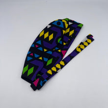 Load image into Gallery viewer, Niceroy unisex pixie Men surgical SCRUB HAT CAP, nursing caps, tie back cap, satin lining option African print men scrub cap