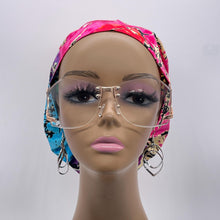 Load image into Gallery viewer, Niceroy SCRUB HAT CAP, Pink yellow  blue Europe Euro style nursing caps, healthcare hats protective hair covers, nurse gift.
