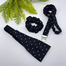 Load image into Gallery viewer, Handmade Headband, Scrunchie &amp; Lanyard Set: Matching Accessories