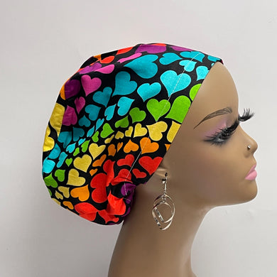 Niceroy Satin Lined Surgical SCRUB CAP green pink black blue purple Europe style nursing caps cotton fabric and .