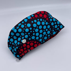 Unisex Europe No Satin SMALL surgical SCRUB HAT Cap with sweat red blue black nursing caps, Ankara African cotton print hat