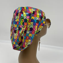 Load image into Gallery viewer, Niceroy Satin LinedAutism awareness surgical OR SCRUB CAP, Europe style Summer nursing caps  and .