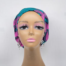 Load image into Gallery viewer, Ankara Surgical Scrub Cap – African Print Adjustable Cotton Nurse Hat