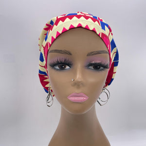 Niceroy surgical SCRUB HAT CAP, Pink Blue Europe Euro style nursing caps, healthcare hats protective hair covers, nurse gift.