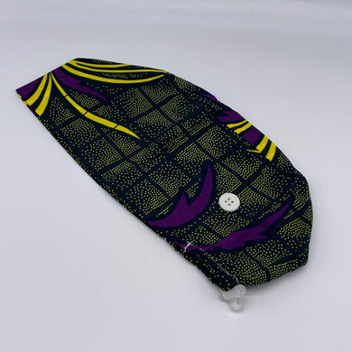 Unisex Europe No Satin SMALL surgical SCRUB HAT Cap with sweat band green purple yellow nursing caps, Ankara African cotton print hat