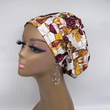 Load image into Gallery viewer, Niceroy Satin Lined Surgical SCRUB CAP wine glass and bottles Europe style nursing caps and