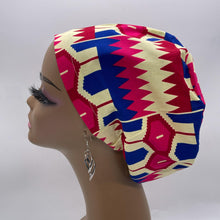 Load image into Gallery viewer, Niceroy surgical SCRUB HAT CAP, Pink Blue Europe Euro style nursing caps, healthcare hats protective hair covers, nurse gift.