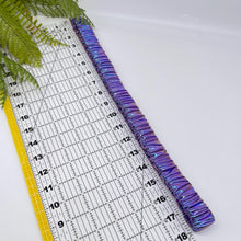 Load image into Gallery viewer, Scrunchie Lanyard Keychain – Handmade Metallic &amp; Iridescent Fabric Set