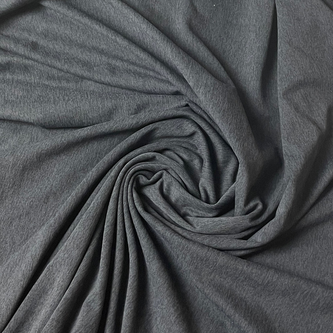 Dark gray stretchy fabric