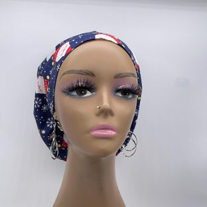 Christmas Surgical SCRUB CAP green red black Europe style nursing caps fabric and satin lining option.