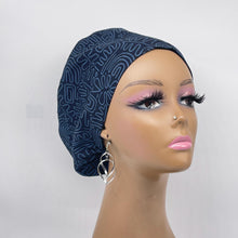 Load image into Gallery viewer, Ankara Surgical Scrub Cap - Adjustable African Print Cotton Nurse Hat With Satin Lining