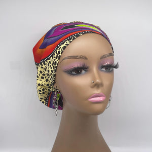 Niceroy Satin Lined Surgical SCRUB CAP orange black cream purple Ankara Europe style nursing caps African print fabric and .