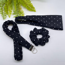 Load image into Gallery viewer, Handmade Headband, Scrunchie &amp; Lanyard Set: Matching Accessories