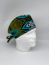 Load image into Gallery viewer, African Print Scrub Cap: Unisex Cotton Pixie Hat with Satin Lining