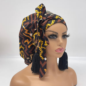 Ponytail PONY SCRUB CAP, Melanin colors Ankara cotton fabric surgical scrub hat pony nursing caps, satin lining option for locs/Long Hair