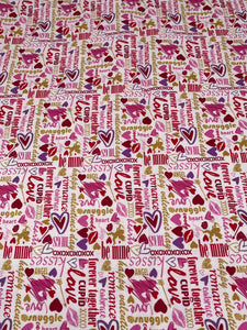 Niceroy VALENTINE SCRUB CAP, Adjustable Europe style surgical scrub hat nursing caps cute Niceroy  euro Love Heart cotton fabric