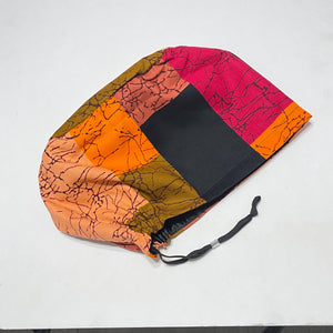 Niceroy Surgical SCRUB CAP Multicolor GeometricEurope style nursing caps African print fabric and satin lining option.