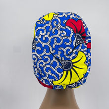 Load image into Gallery viewer, Surgical Scrub Cap - Adjustable African Print Cotton Nursing Hat