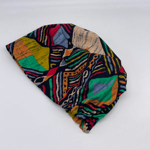 Niceroy Satin Lined Surgical SCRUB CAP Geometric Ankara Europe style nursing caps African print fabric and .