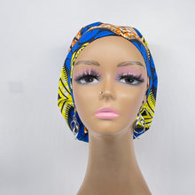 Load image into Gallery viewer, Surgical Scrub Cap - Adjustable African Print Cotton Nursing Hat