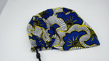 Load image into Gallery viewer, Niceroy surgical SCRUB HAT CAP,  Ankara Europe style nursing caps made with 100% cotton fabric and satin lining option African Print NRSC81